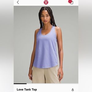Lululemon love tank size 6